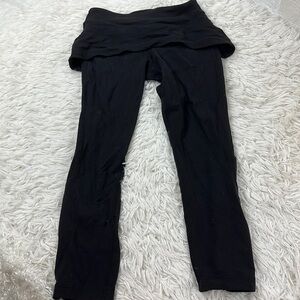 Lululemon Steadfast Crop Black